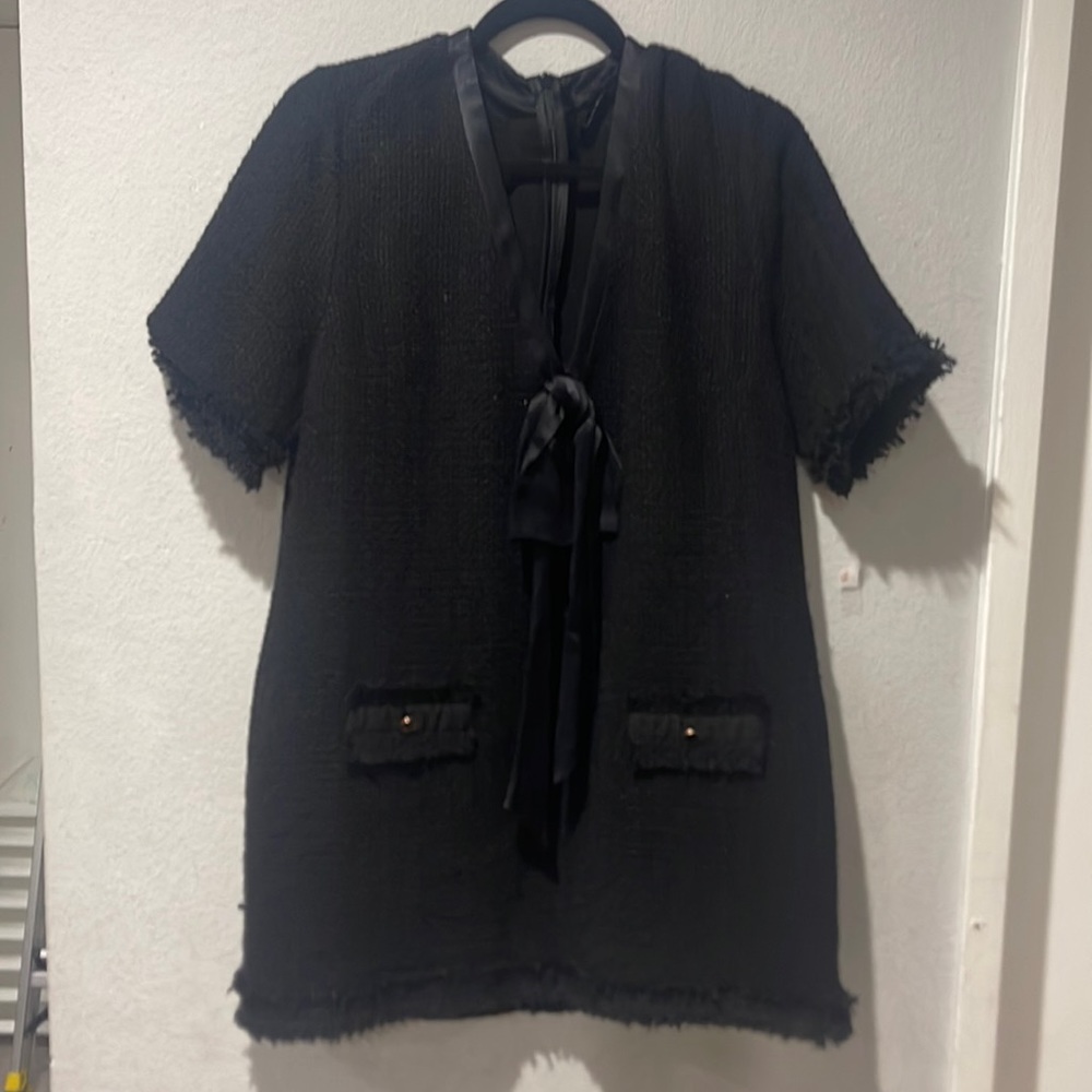 Knitted ZARA Black Dress XL
